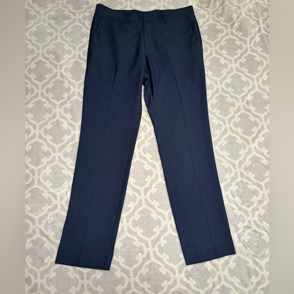Perry Ellis Mens Slim Blue Pants size 34x32